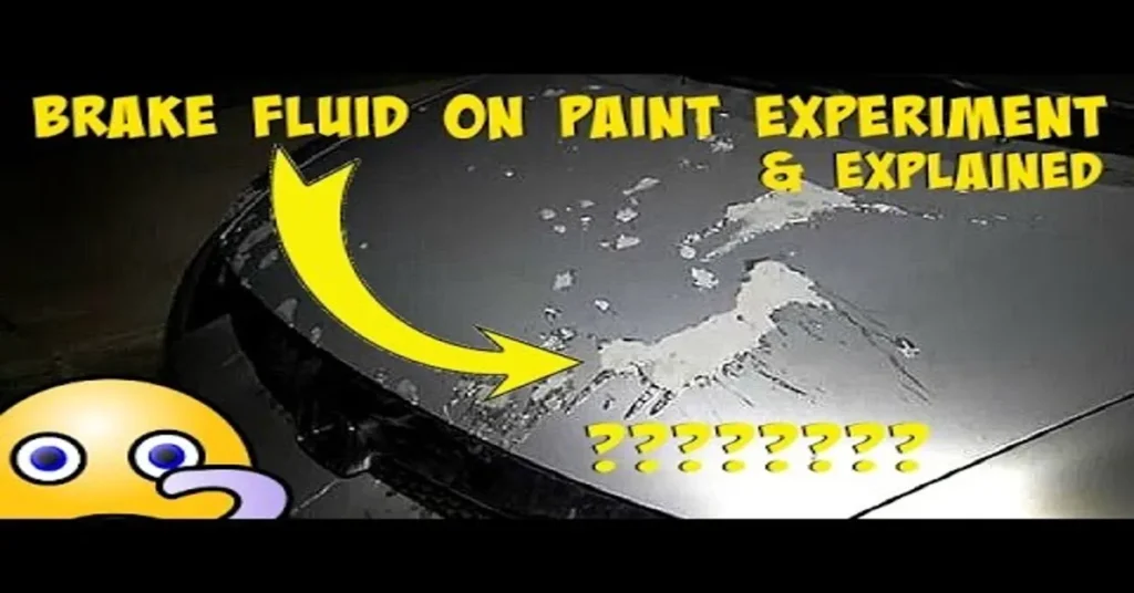 Does Brake Fluid Take Paint Off A Car